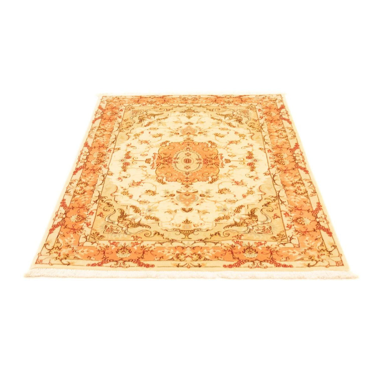 Alfombra Persa - Tabriz - Real - 152 x 100 cm - beige