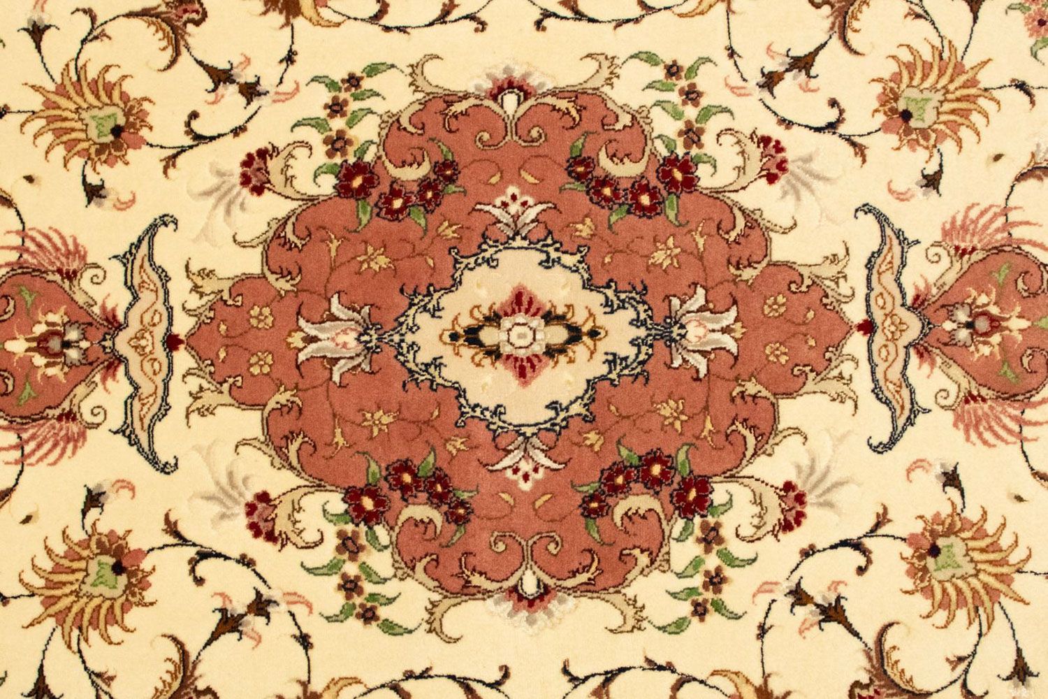 Alfombra Persa - Tabriz - Real - 154 x 102 cm - beige