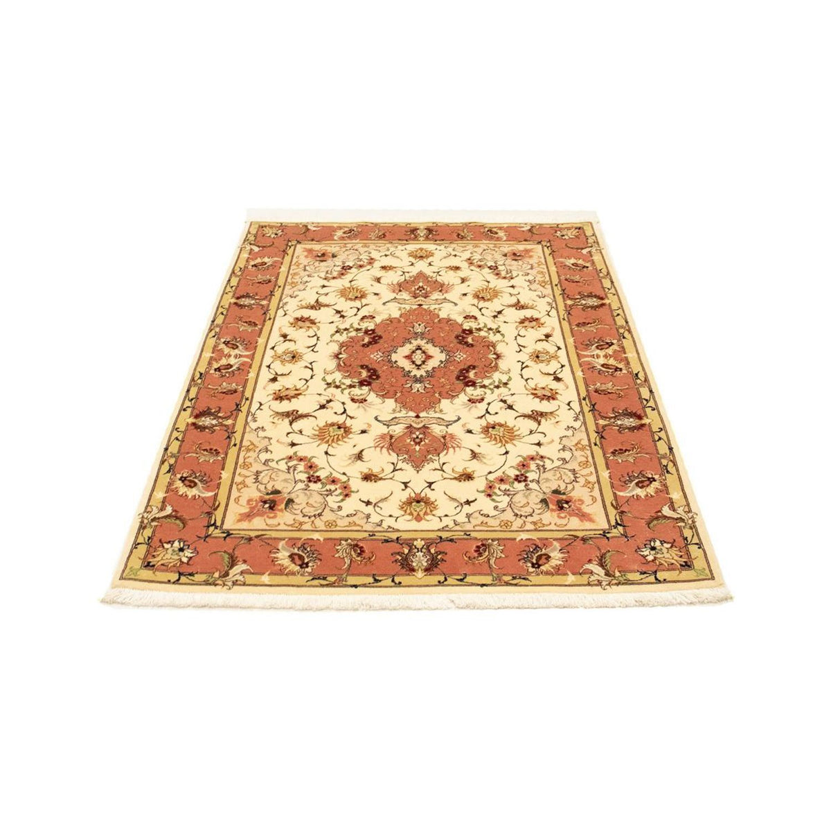 Alfombra Persa - Tabriz - Real - 154 x 102 cm - beige