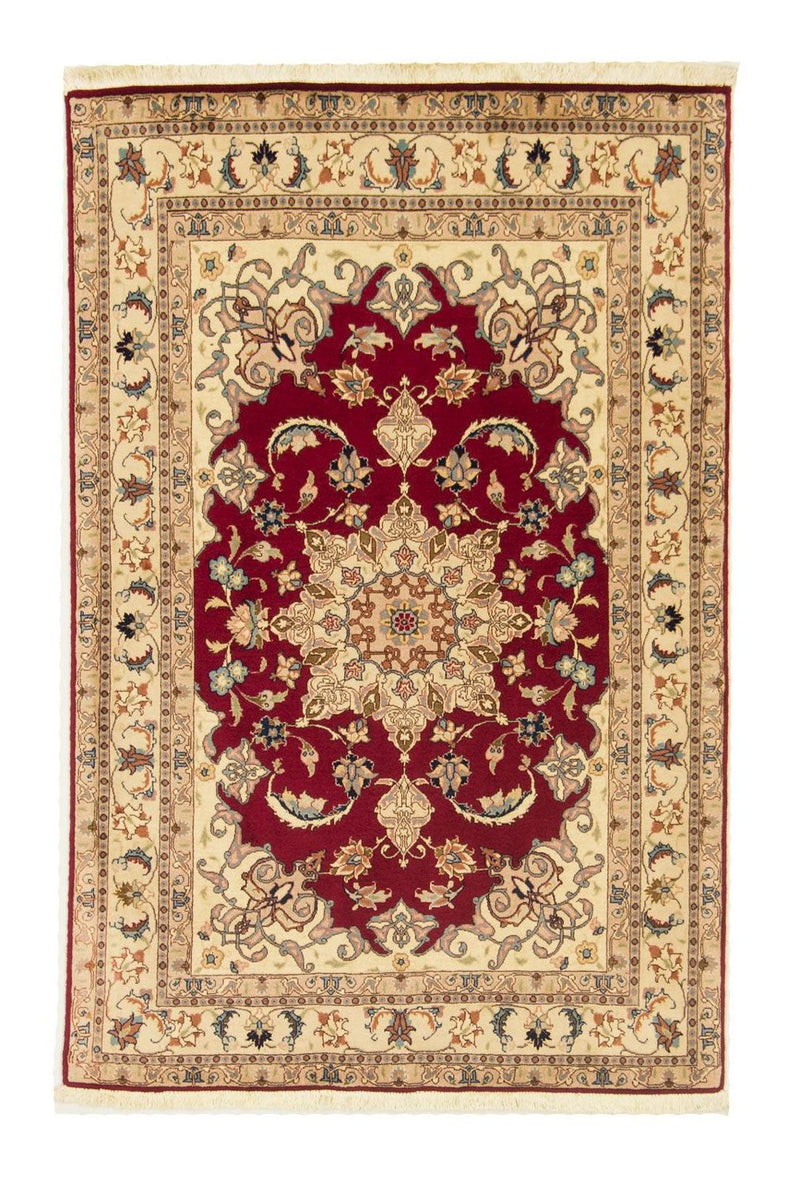Alfombra Persa - Tabriz - Real - 151 x 101 cm - rojo