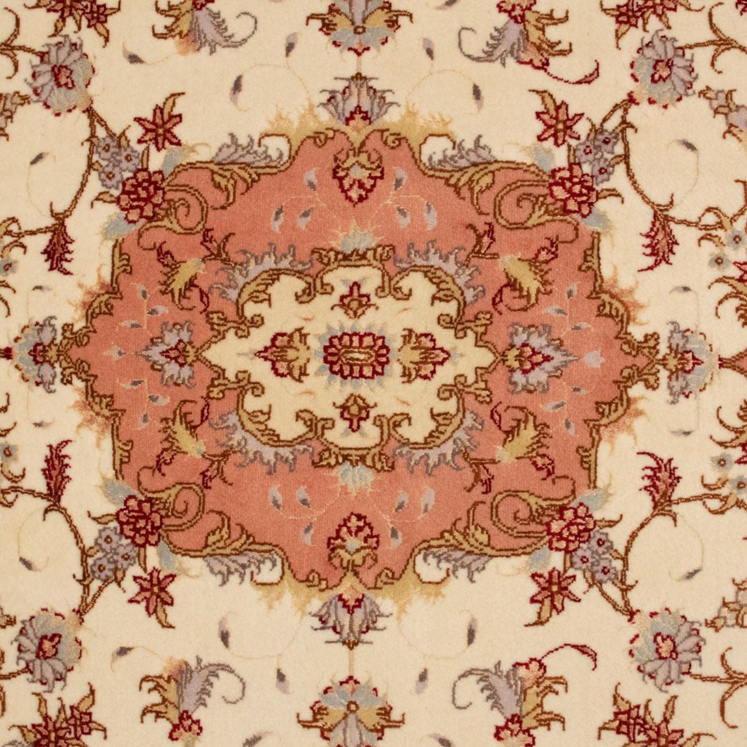 Alfombra Persa - Tabriz - Real - 141 x 103 cm - beige