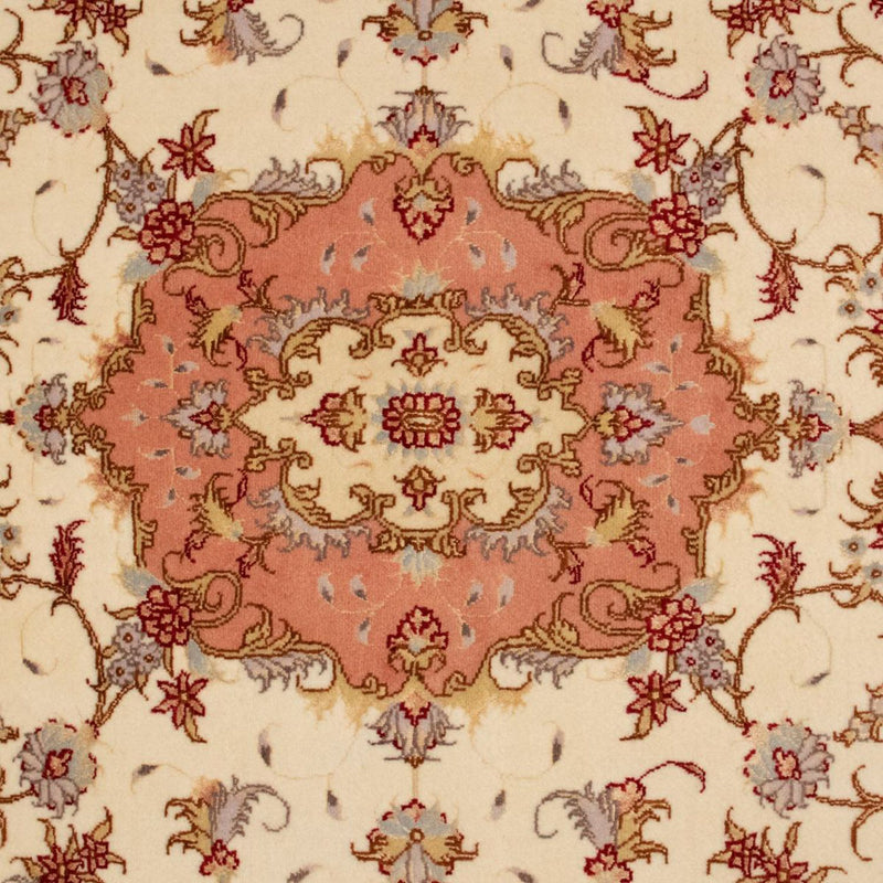Alfombra Persa - Tabriz - Real - 141 x 103 cm - beige