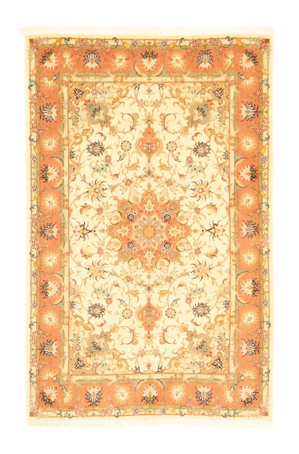 Alfombra Persa - Tabriz - Real - 158 x 101 cm - beige