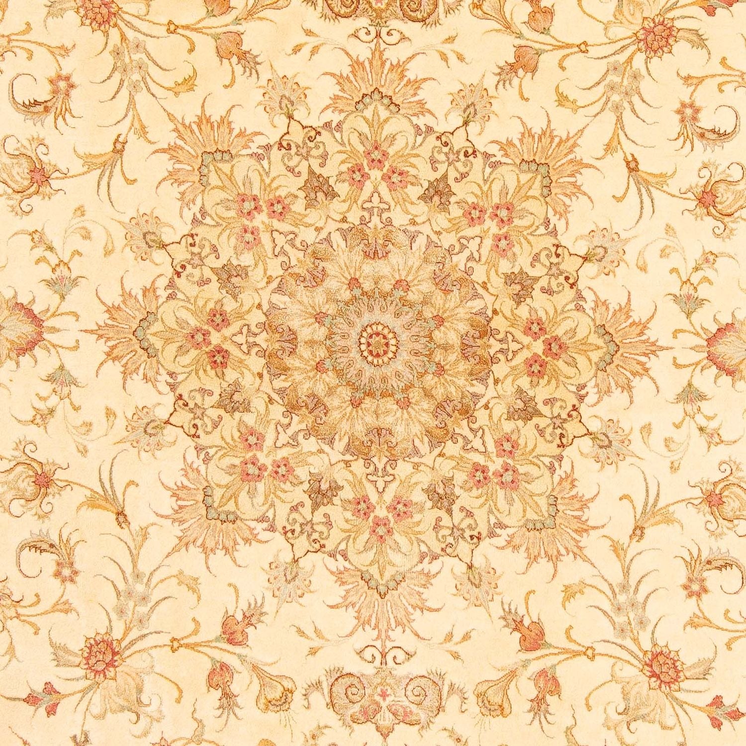 Alfombra Persa - Tabriz - Real - 302 x 198 cm - beige