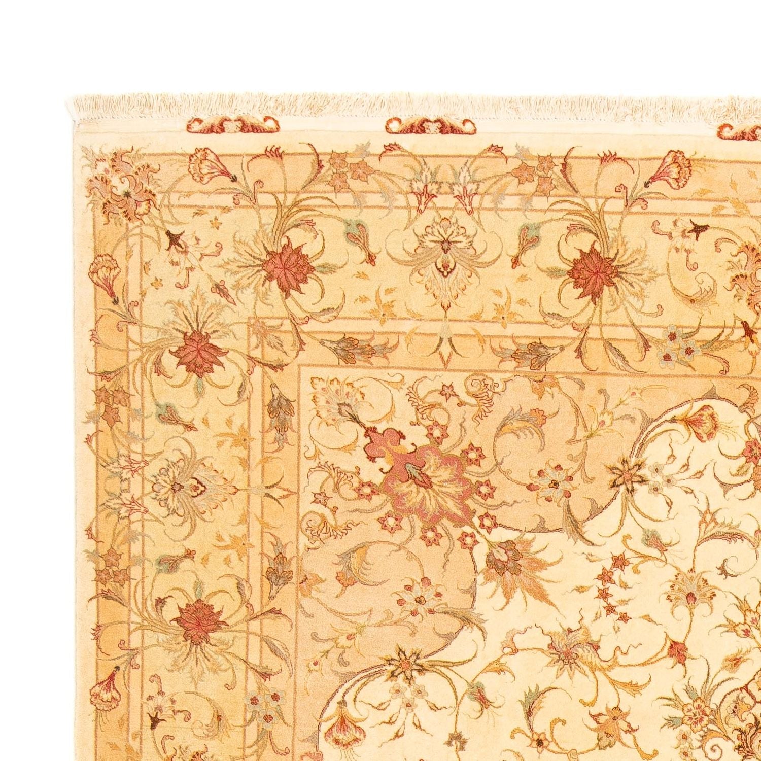 Alfombra Persa - Tabriz - Real - 302 x 198 cm - beige