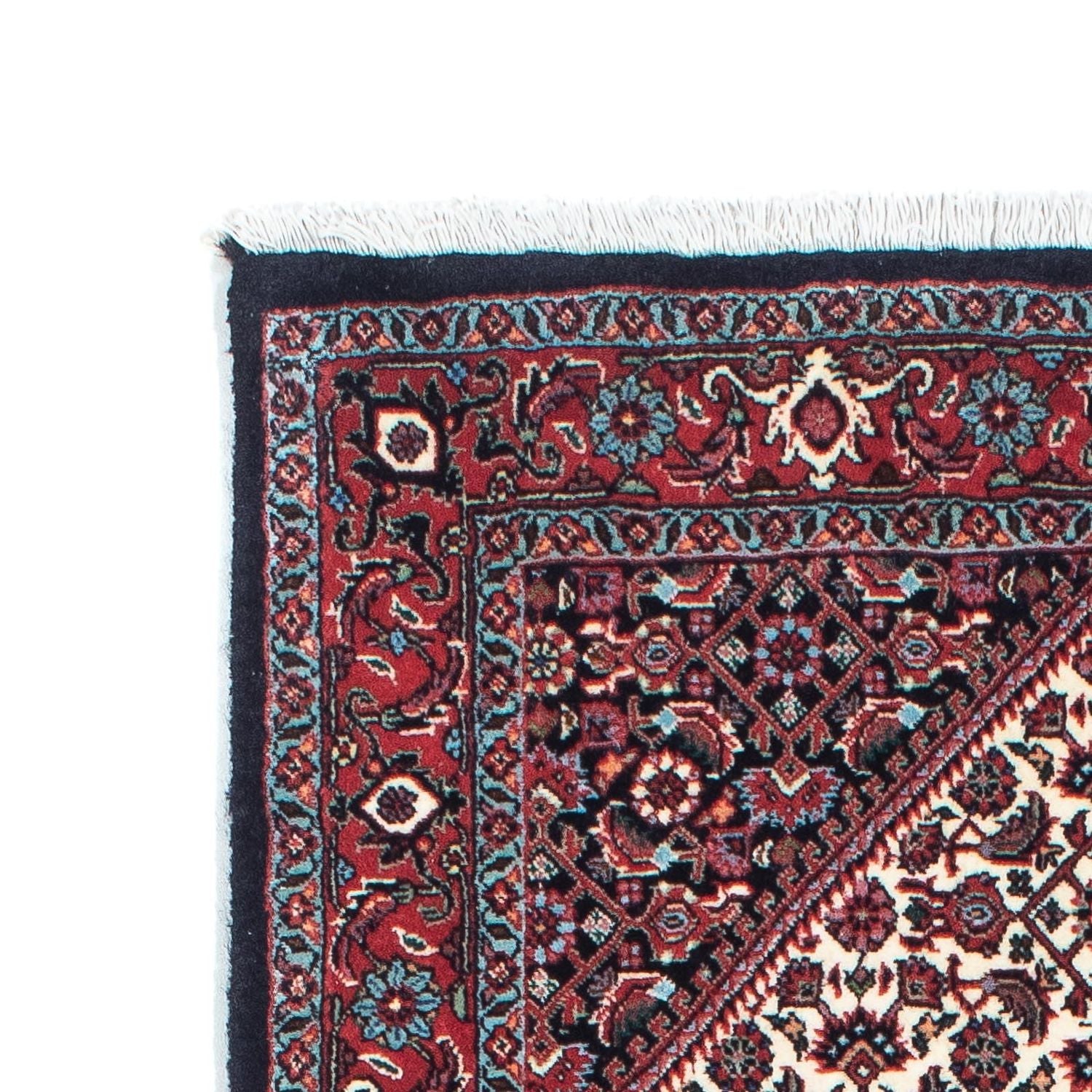 Alfombra de pasillo Alfombra persa - Bidjar - 203 x 72 cm - rojo