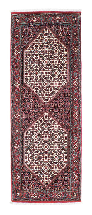 Alfombra de pasillo Alfombra persa - Bidjar - 202 x 76 cm - beige