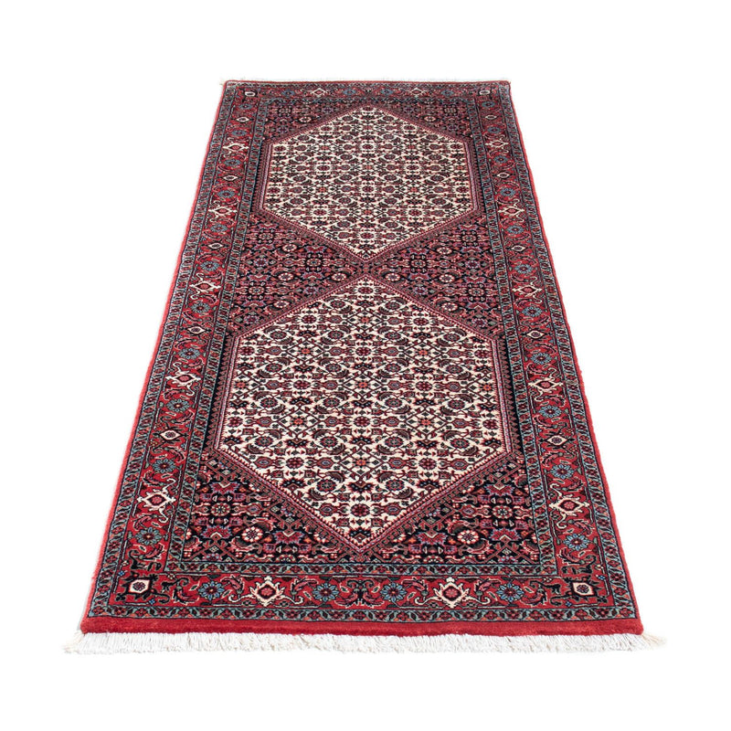 Alfombra de pasillo Alfombra persa - Bidjar - 202 x 76 cm - beige