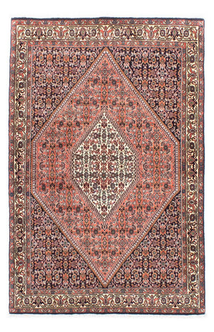 Alfombra persa - Bidjar - 164 x 109 cm - rojo claro