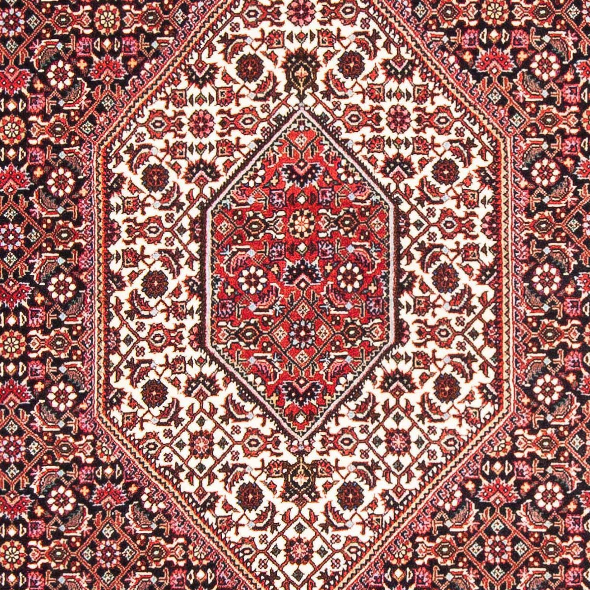 Alfombra persa - Bidjar - 168 x 106 cm - rojo