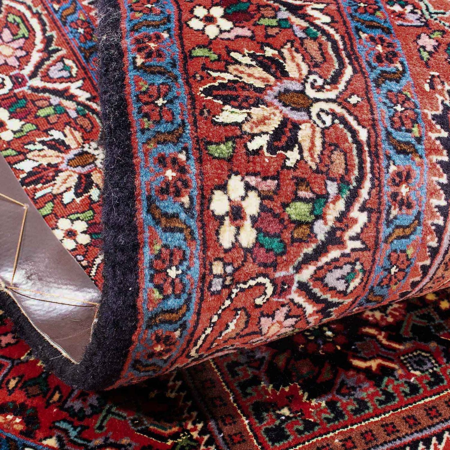 Alfombra persa - Bidjar - 173 x 110 cm - rojo