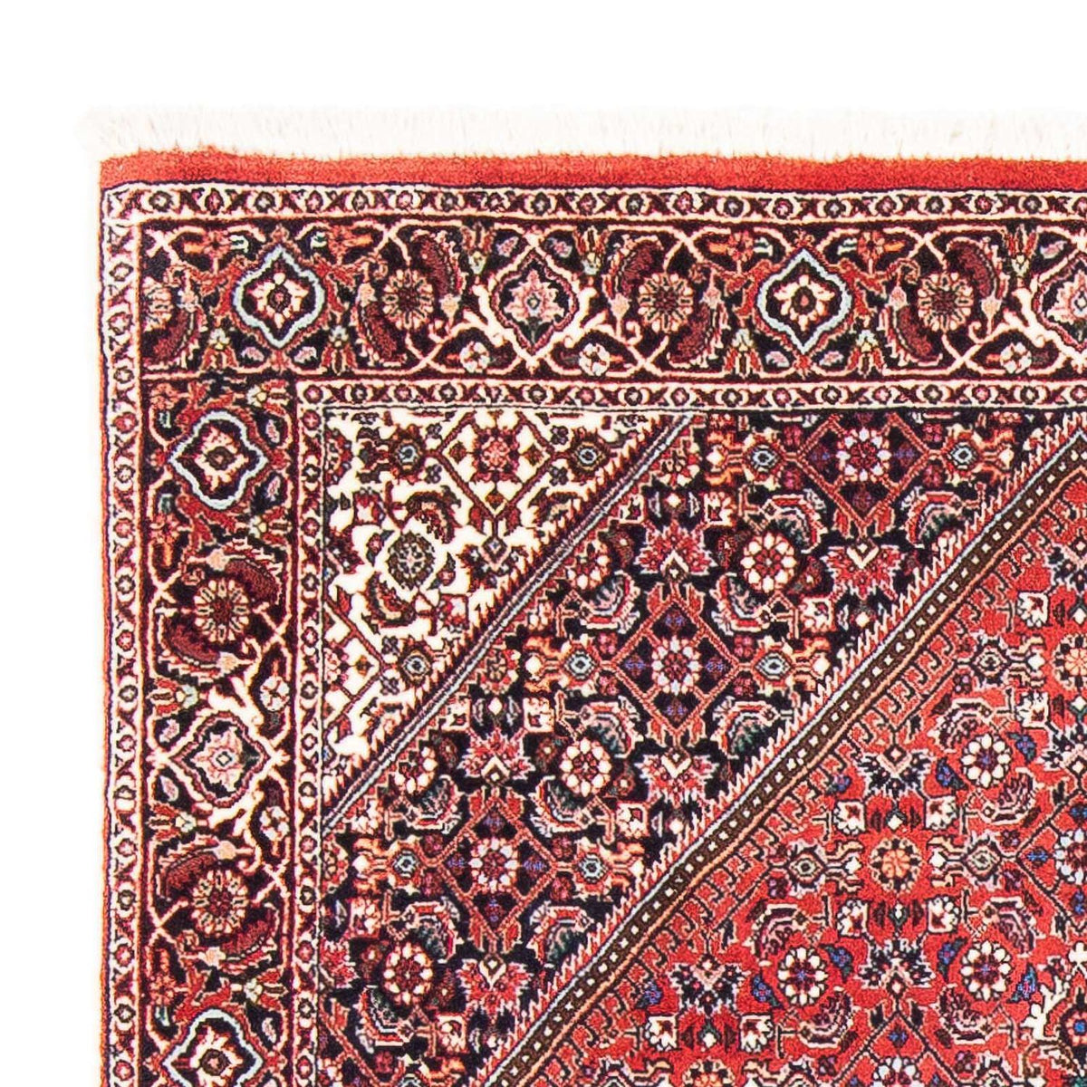 Alfombra persa - Bidjar - 178 x 111 cm - rojo