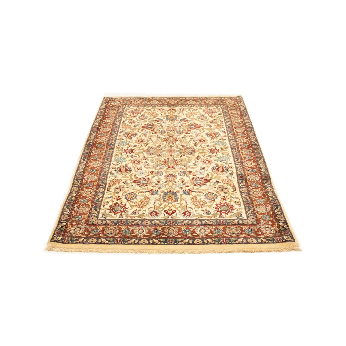 Alfombra persa - Ghom - 160 x 102 cm - beige