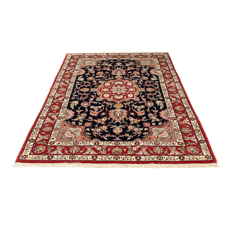 Alfombra persa - Ghom - 201 x 138 cm - azul oscuro