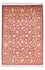 Alfombra persa - Ghom - 146 x 100 cm - rojo oscuro