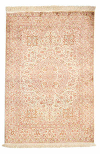 Alfombra persa - Ghom - 146 x 98 cm - beige