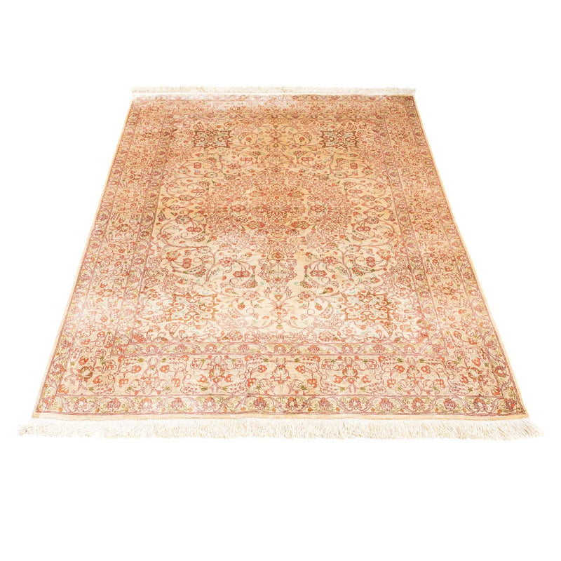 Alfombra persa - Ghom - 146 x 98 cm - beige