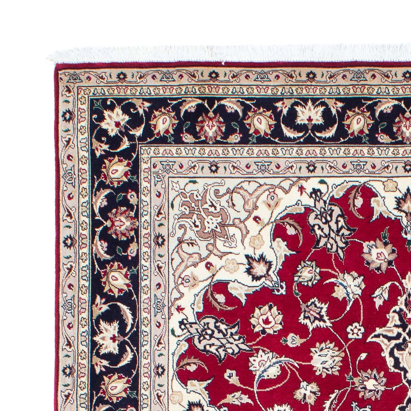 Alfombra Persa - Tabriz - Real - 204 x 151 cm - rojo oscuro