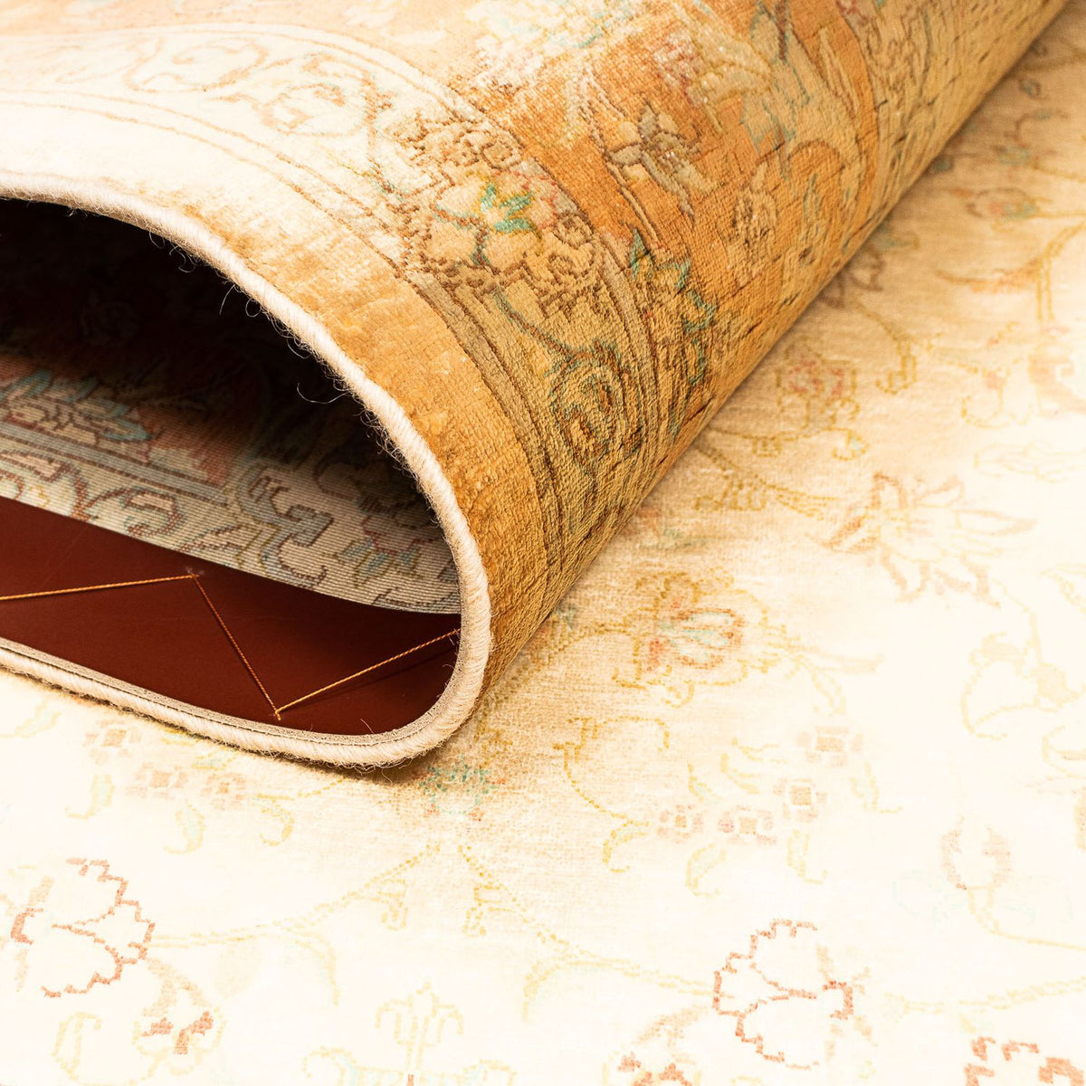 Alfombra persa - Ghom - 194 x 138 cm - multicolor