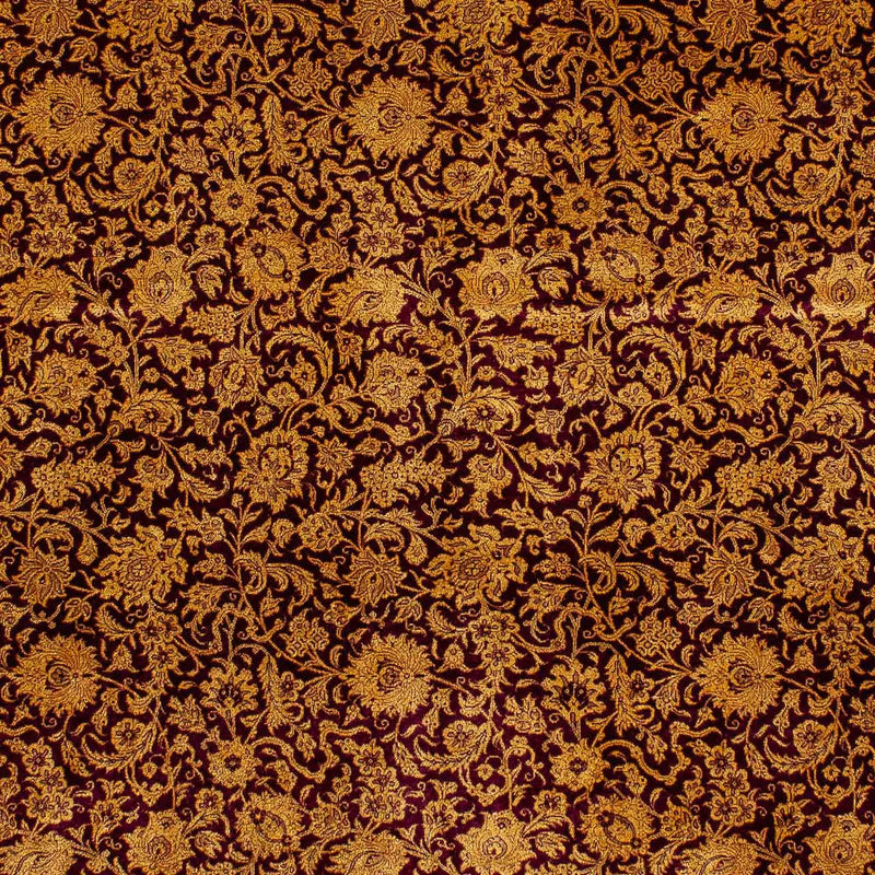 Alfombra de seda - Ghom Seda - Prima - 216 x 132 cm - azul oscuro