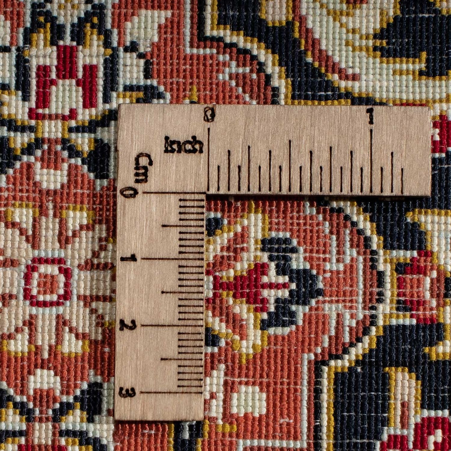 Alfombra de seda - Ghom Seda - Prima - 41 x 28 cm - azul oscuro