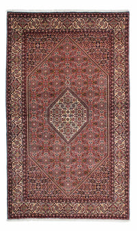 Alfombra persa - Bidjar - 240 x 140 cm - rojo claro