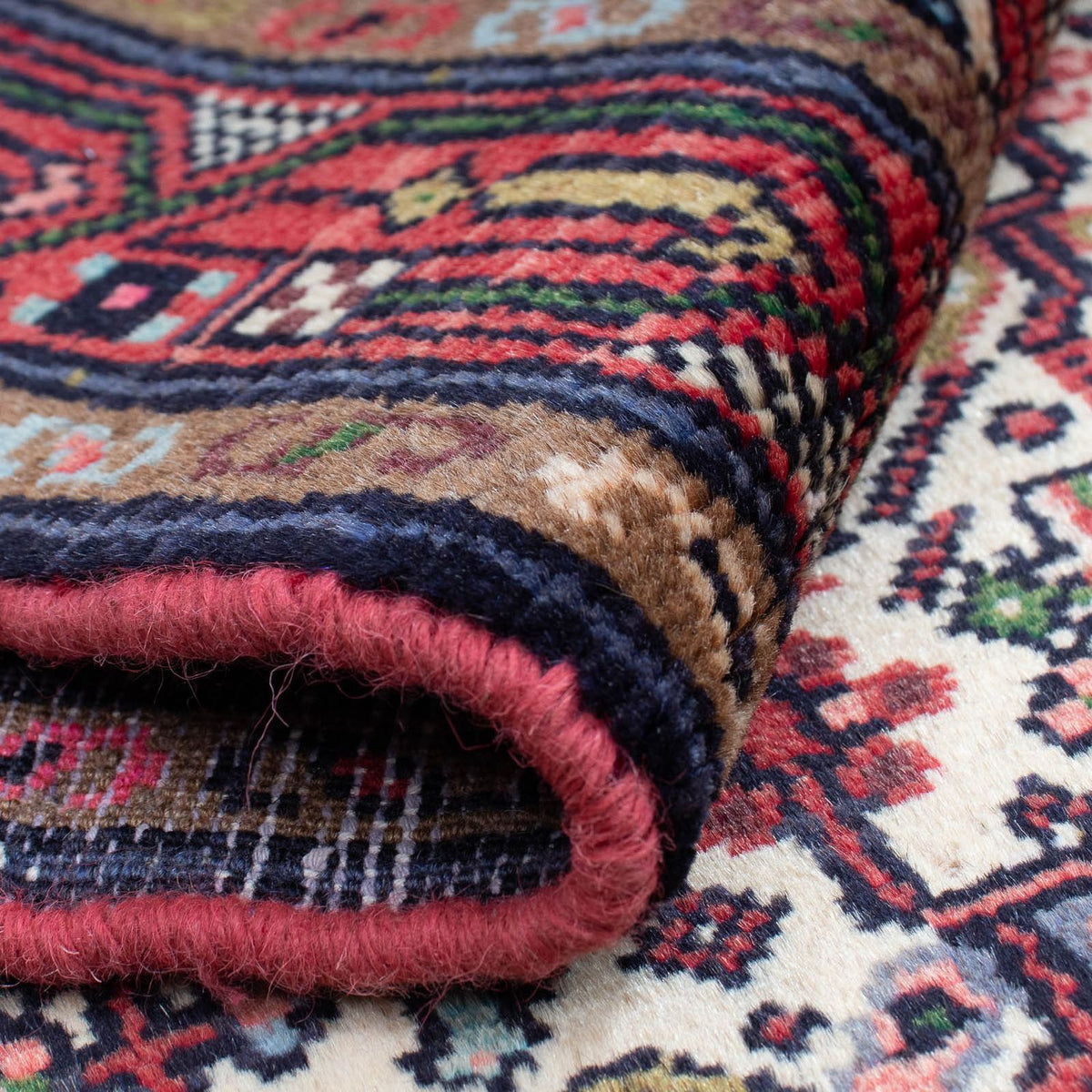 Alfombra persa - Nómada - 125 x 78 cm - beige