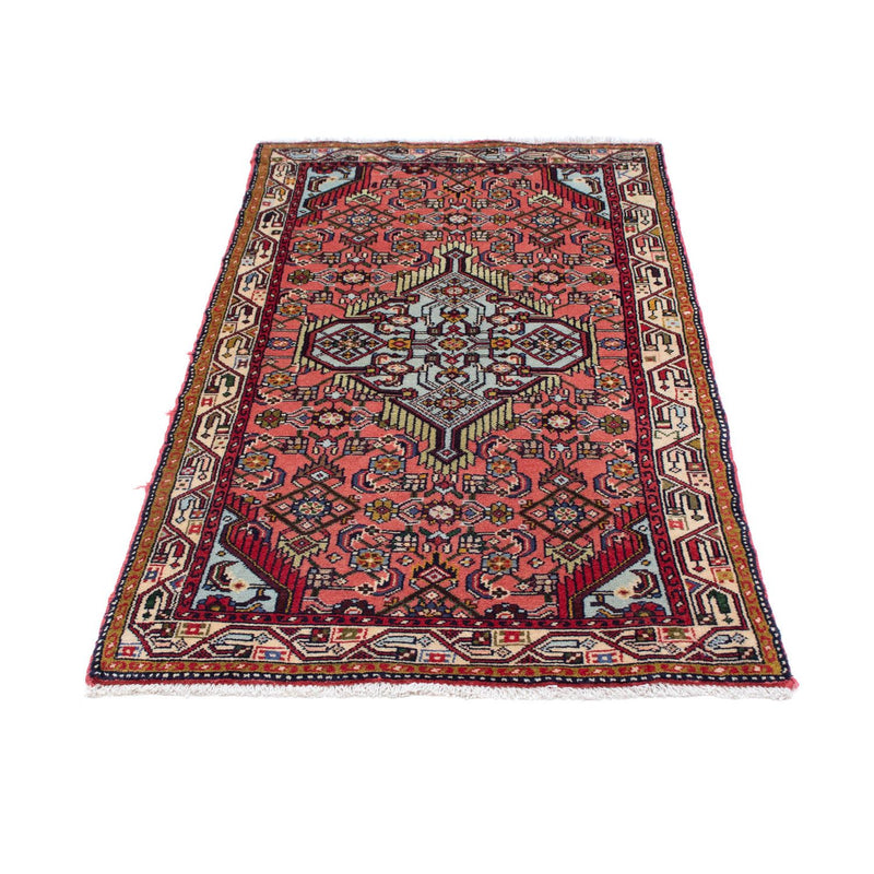 Alfombra persa - Nómada - 134 x 74 cm - rojo claro