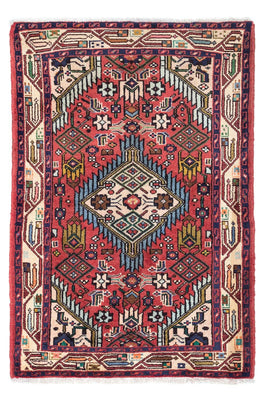 Alfombra persa - Nómada - 125 x 79 cm - rojo