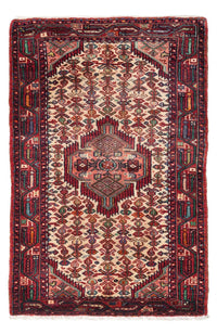 Alfombra persa - Nómada - 125 x 80 cm - rojo oscuro