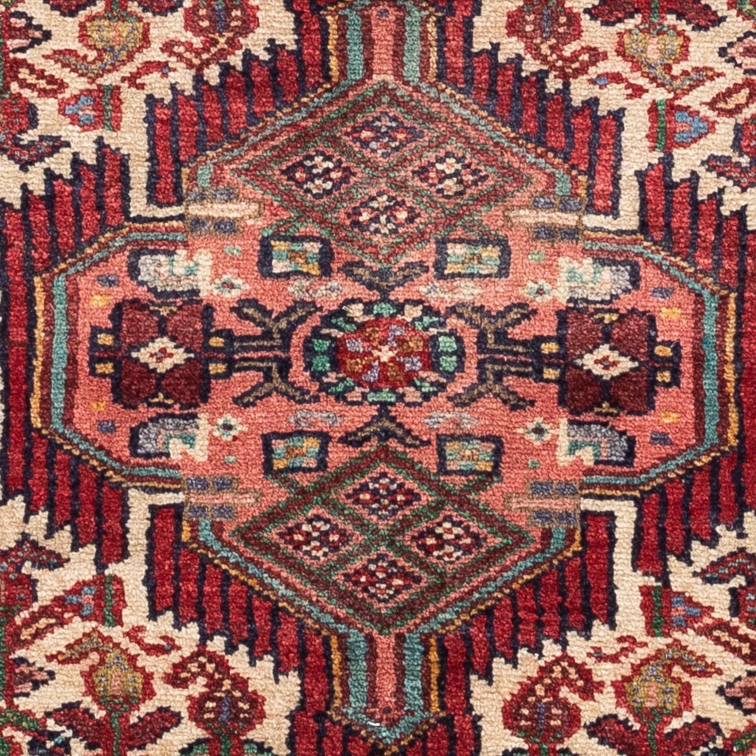 Alfombra persa - Nómada - 125 x 80 cm - rojo oscuro