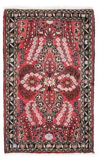 Alfombra persa - Nómada - 123 x 78 cm - rojo claro