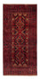 Alfombra de pasillo Alfombra Belutsch - 195 x 89 cm - rojo oscuro