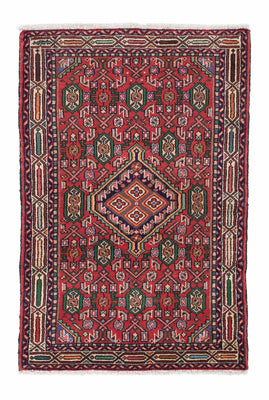 Alfombra persa - Nómada - 128 x 81 cm - rojo