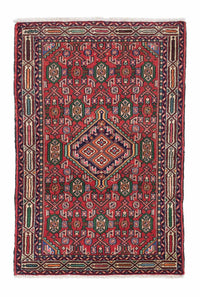 Alfombra persa - Nómada - 128 x 81 cm - rojo