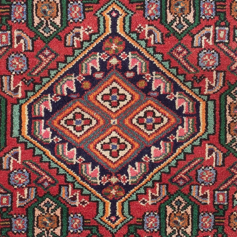Alfombra persa - Nómada - 128 x 81 cm - rojo