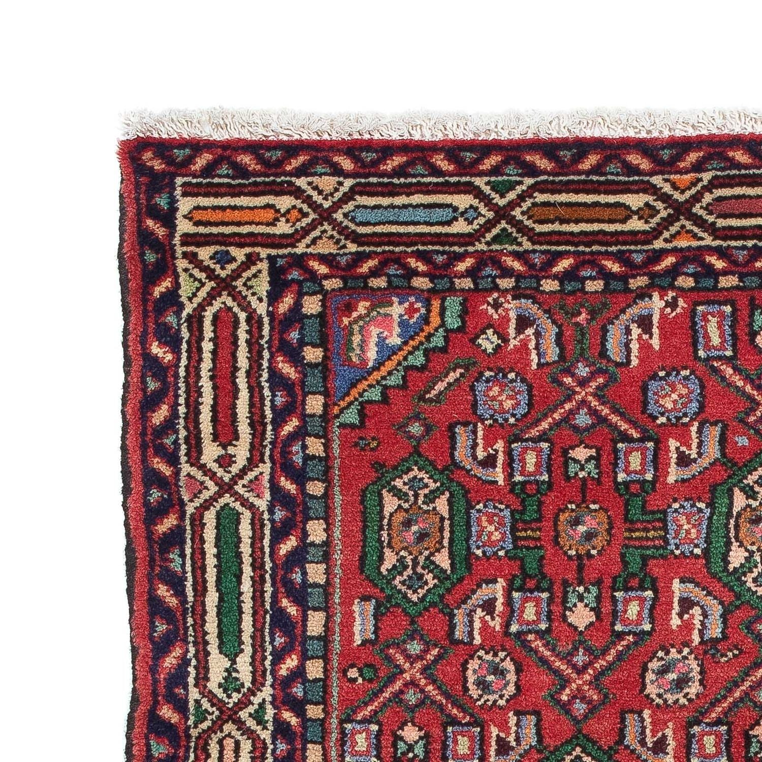 Alfombra persa - Nómada - 128 x 81 cm - rojo