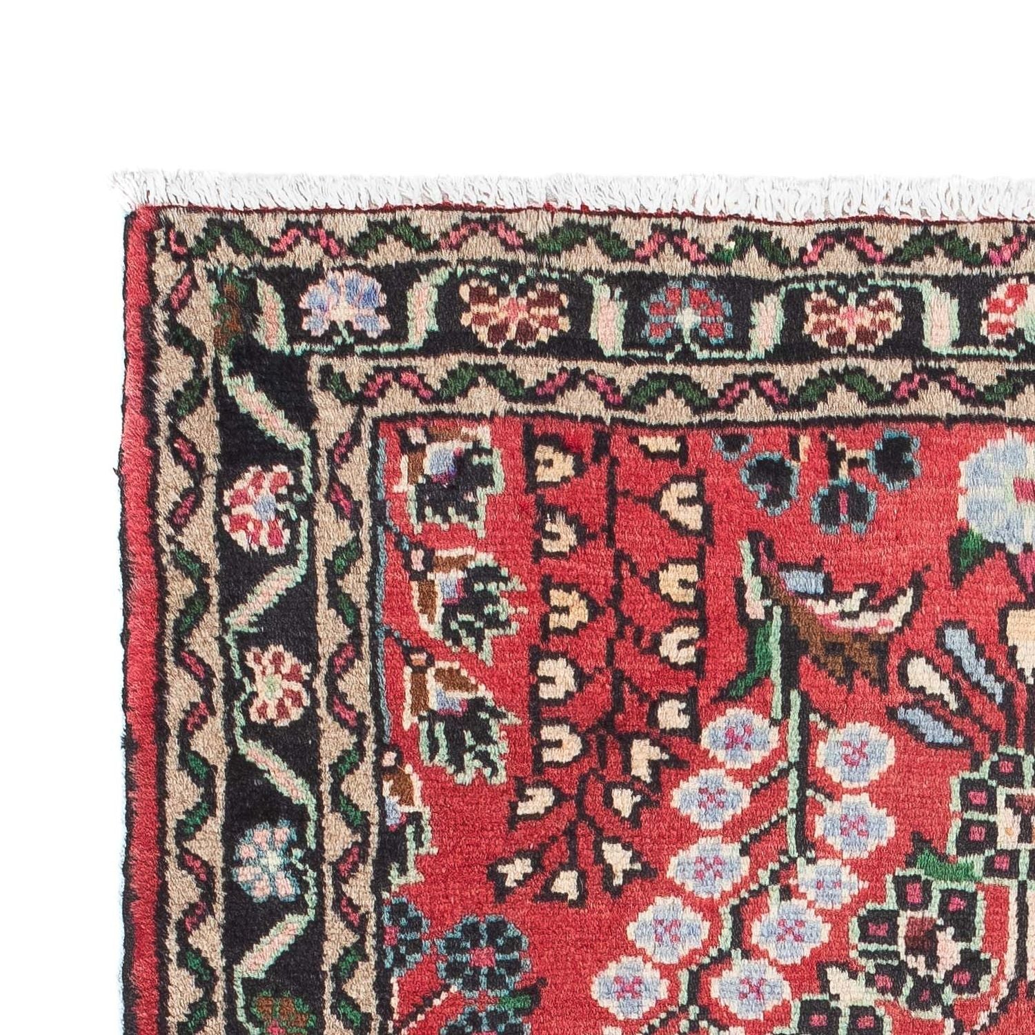 Alfombra persa - Nómada - 122 x 79 cm - rojo