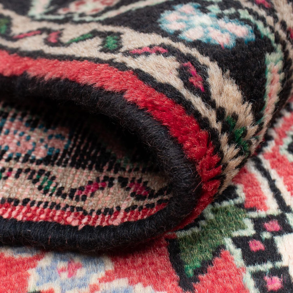 Alfombra persa - Nómada - 122 x 79 cm - rojo