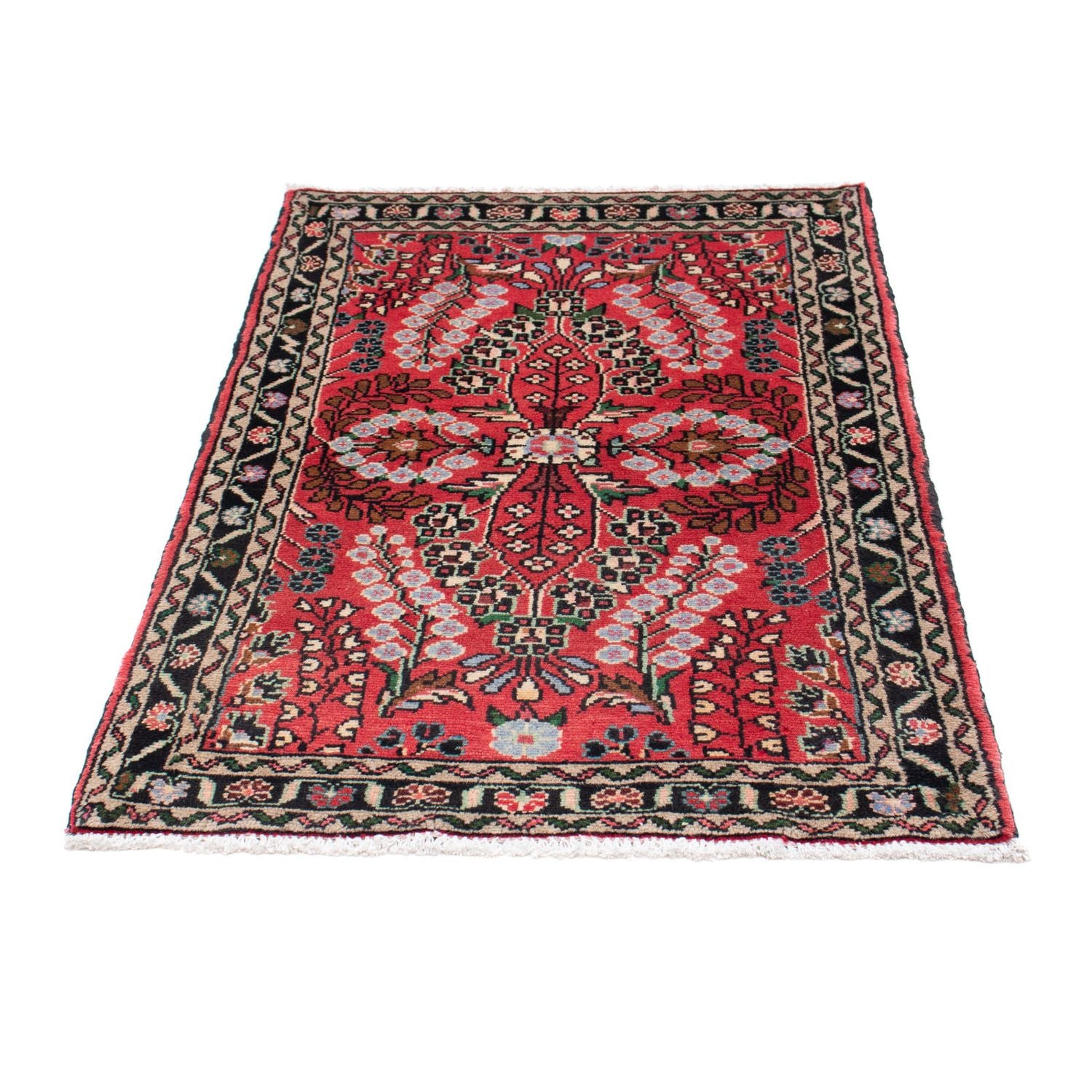 Alfombra persa - Nómada - 122 x 79 cm - rojo