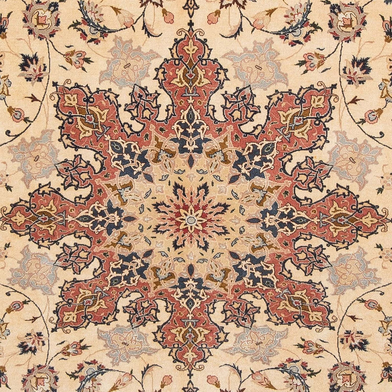 Alfombra Persa - Tabriz - Real - 305 x 198 cm - marrón claro