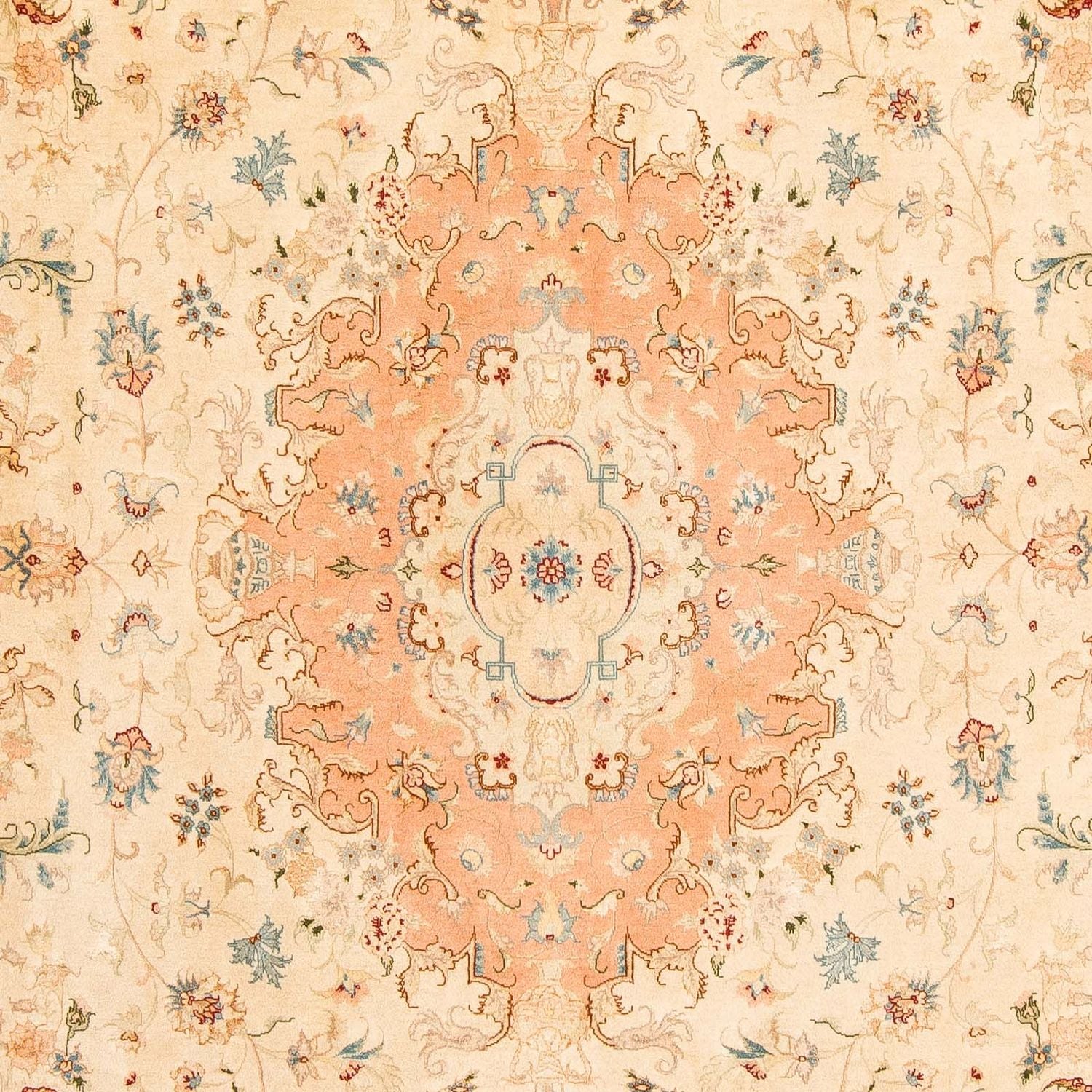 Alfombra Persa - Tabriz - Real - 303 x 200 cm - beige