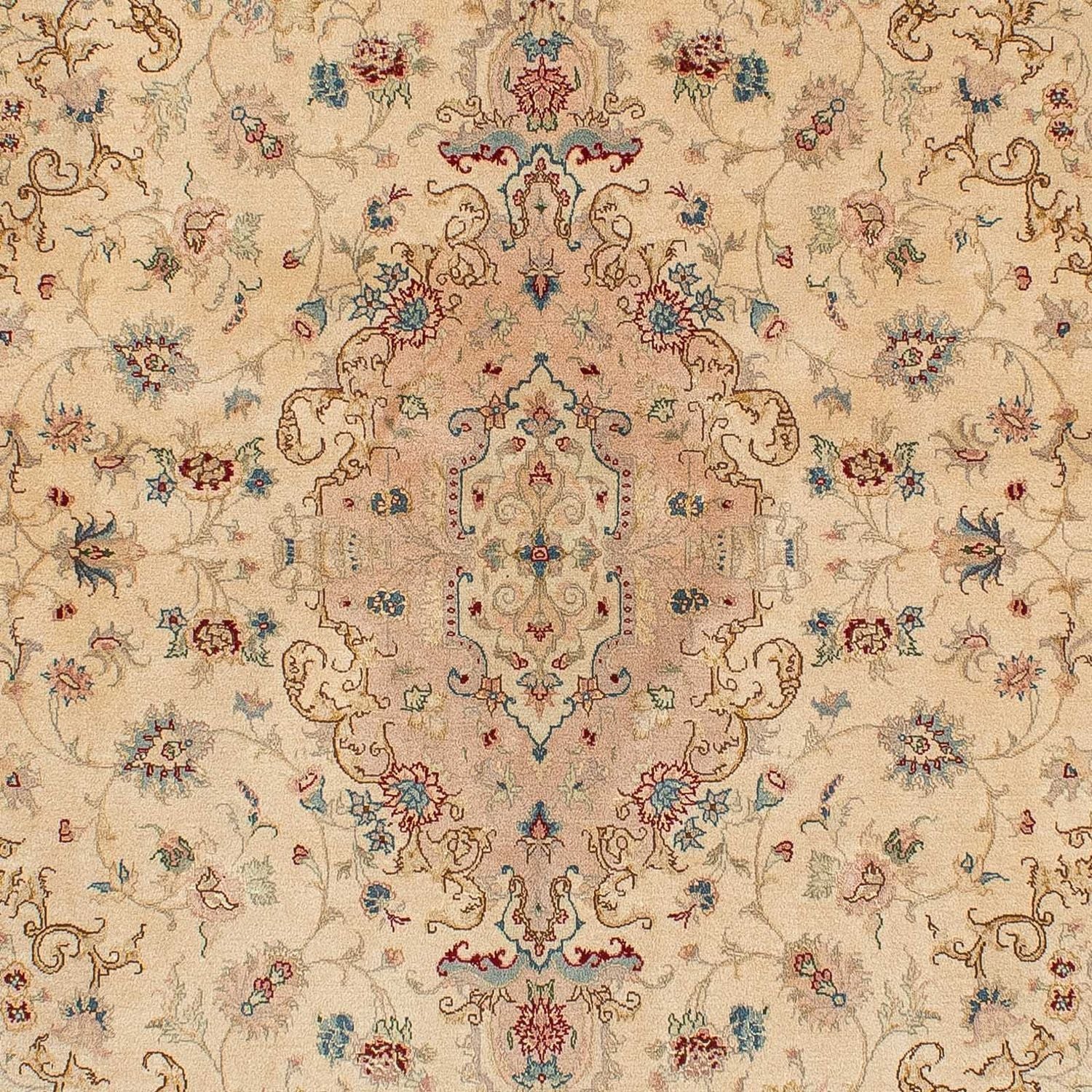 Alfombra Persa - Tabriz - Real - 200 x 149 cm - marrón claro