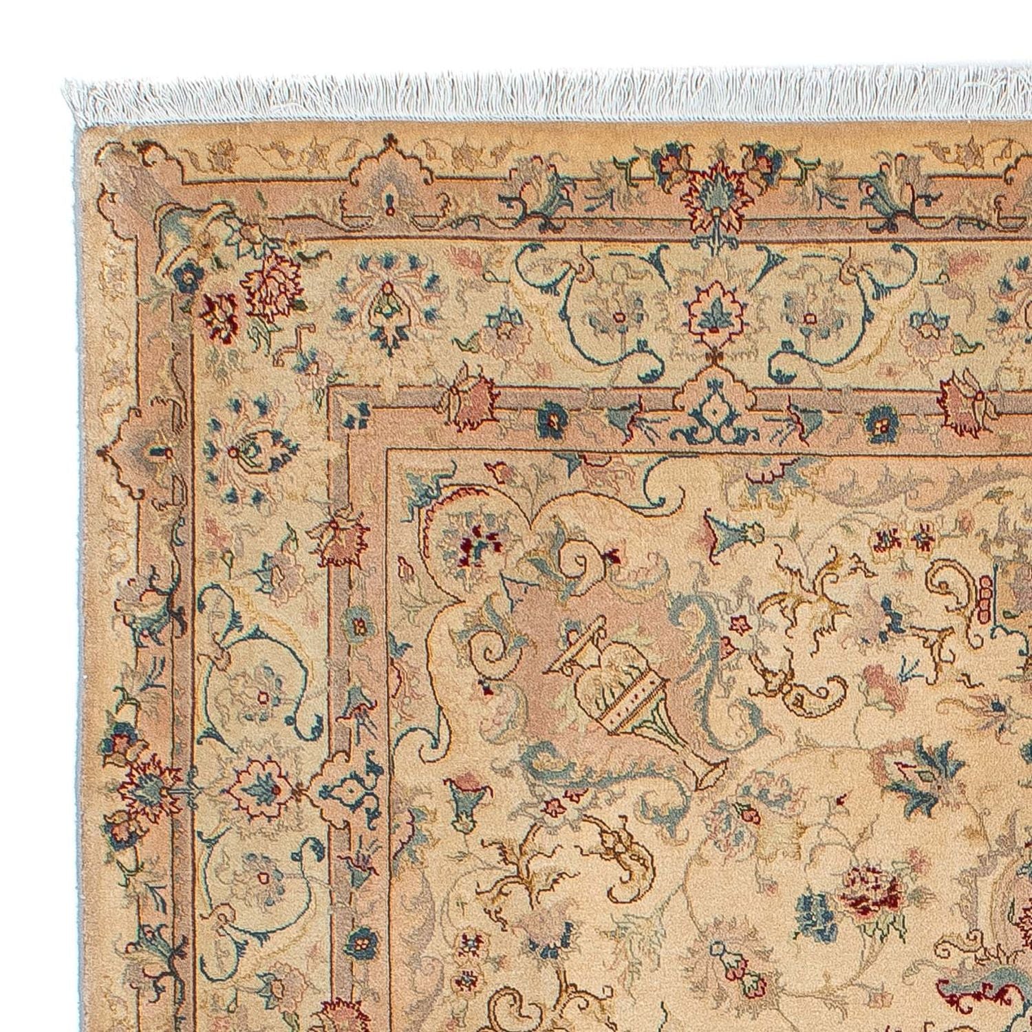 Alfombra Persa - Tabriz - Real - 200 x 149 cm - marrón claro