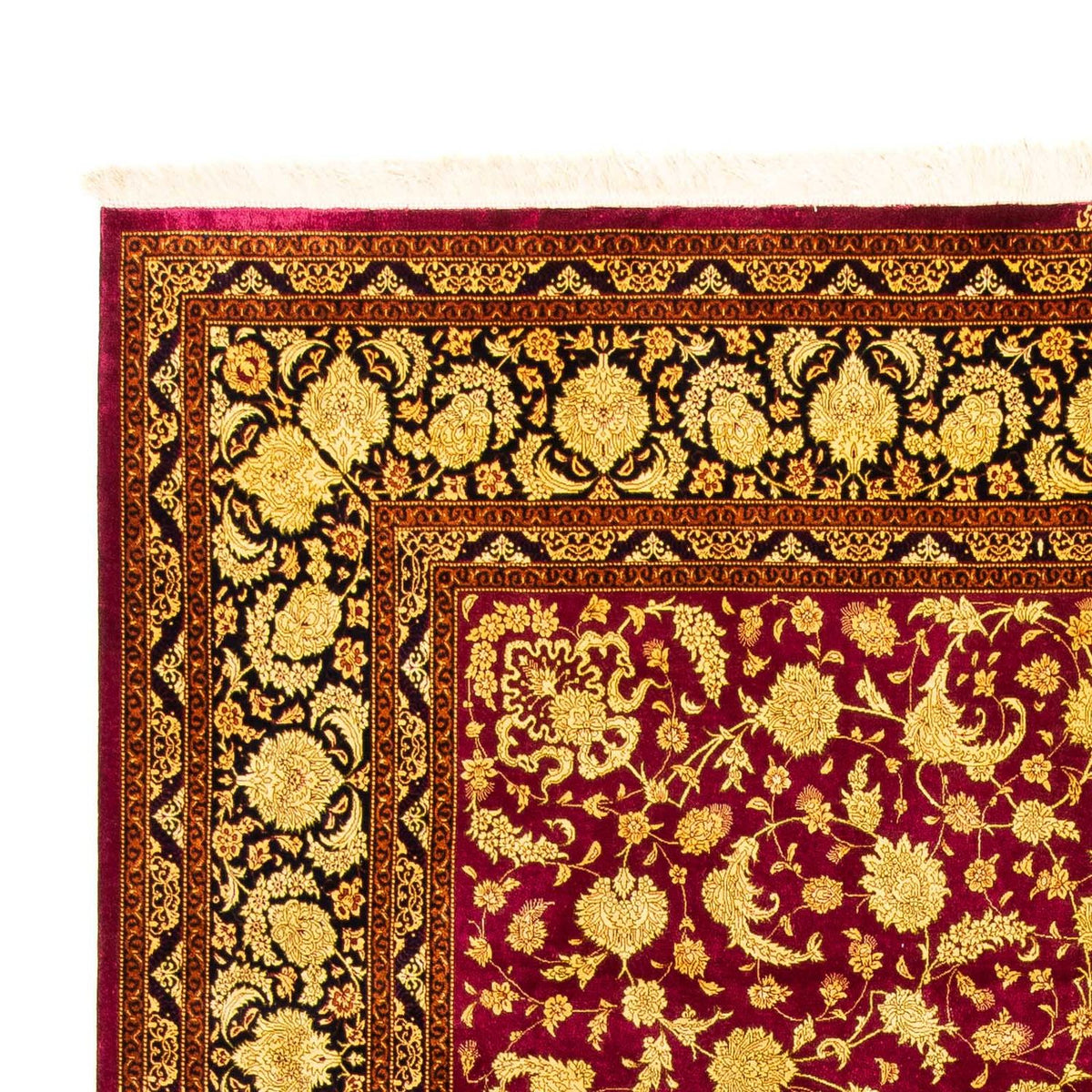 Alfombra persa - Ghom - 300 x 200 cm - rojo