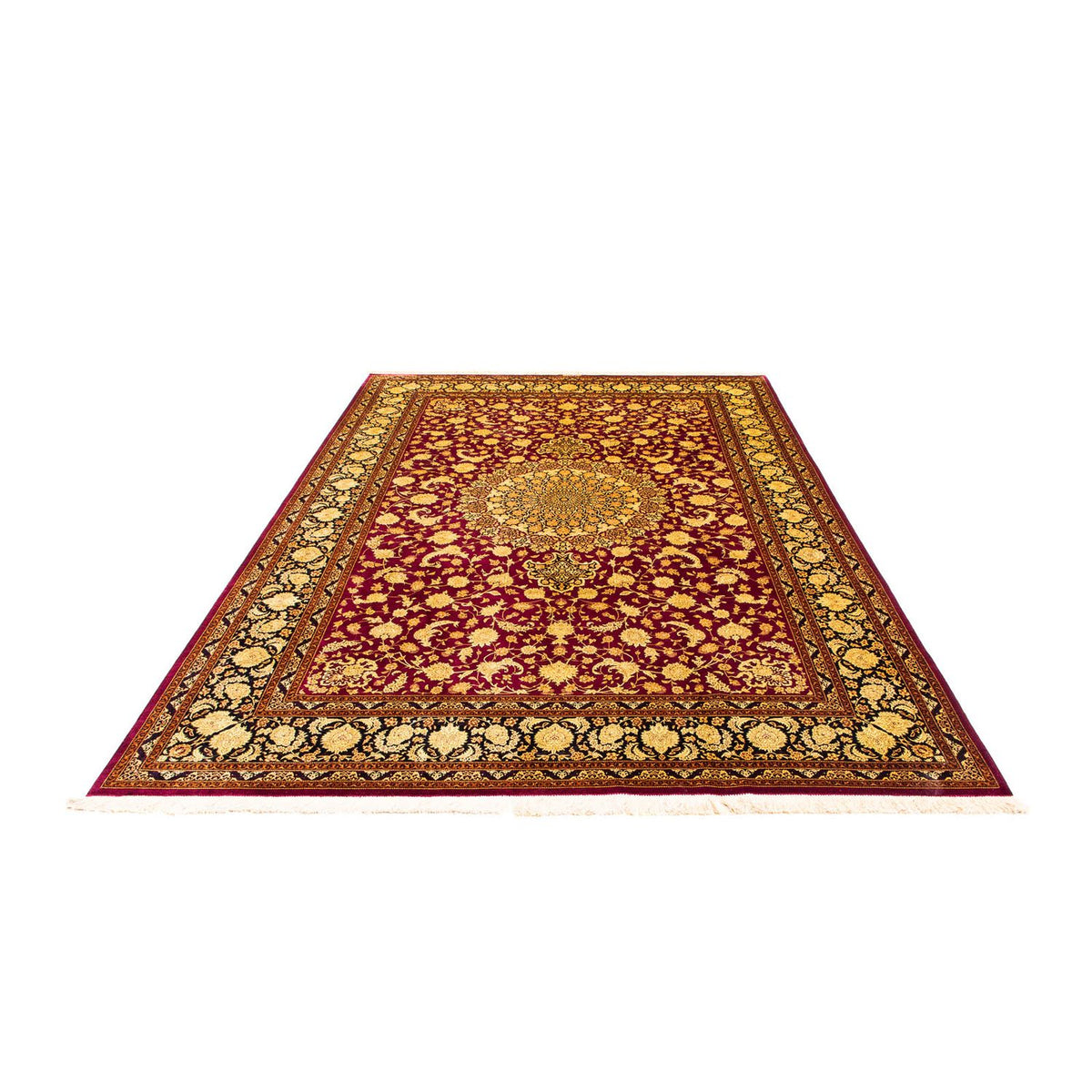 Alfombra persa - Ghom - 300 x 200 cm - rojo