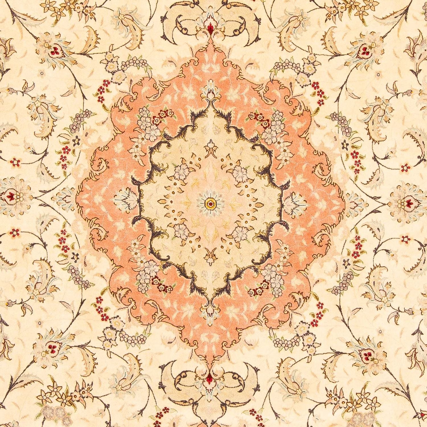 Alfombra Persa - Tabriz - Real - 302 x 196 cm - beige