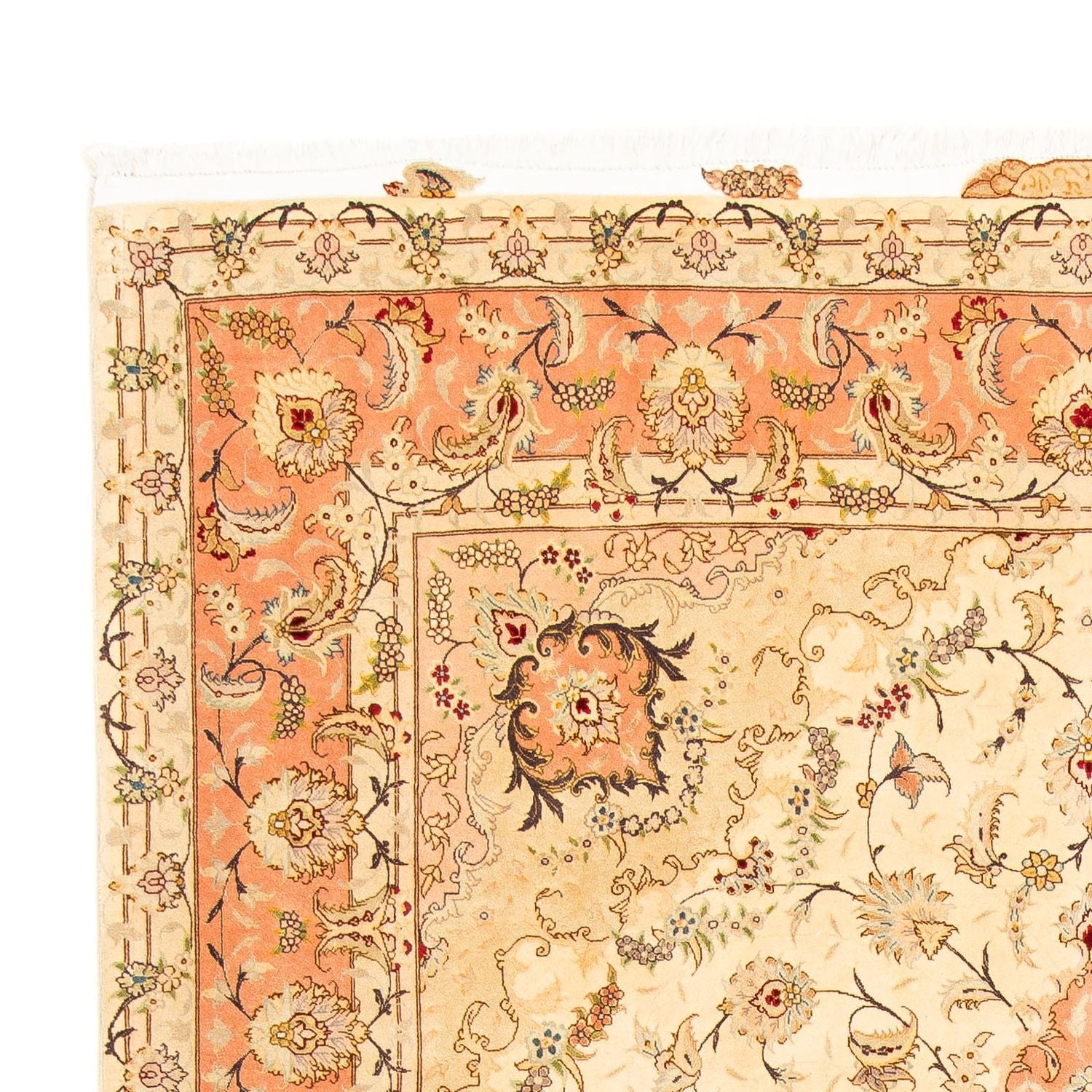 Alfombra Persa - Tabriz - Real - 302 x 196 cm - beige