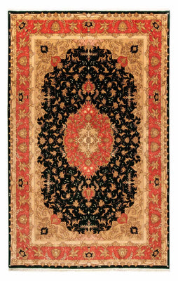 Alfombra Persa - Tabriz - Real - 300 x 198 cm - azul oscuro