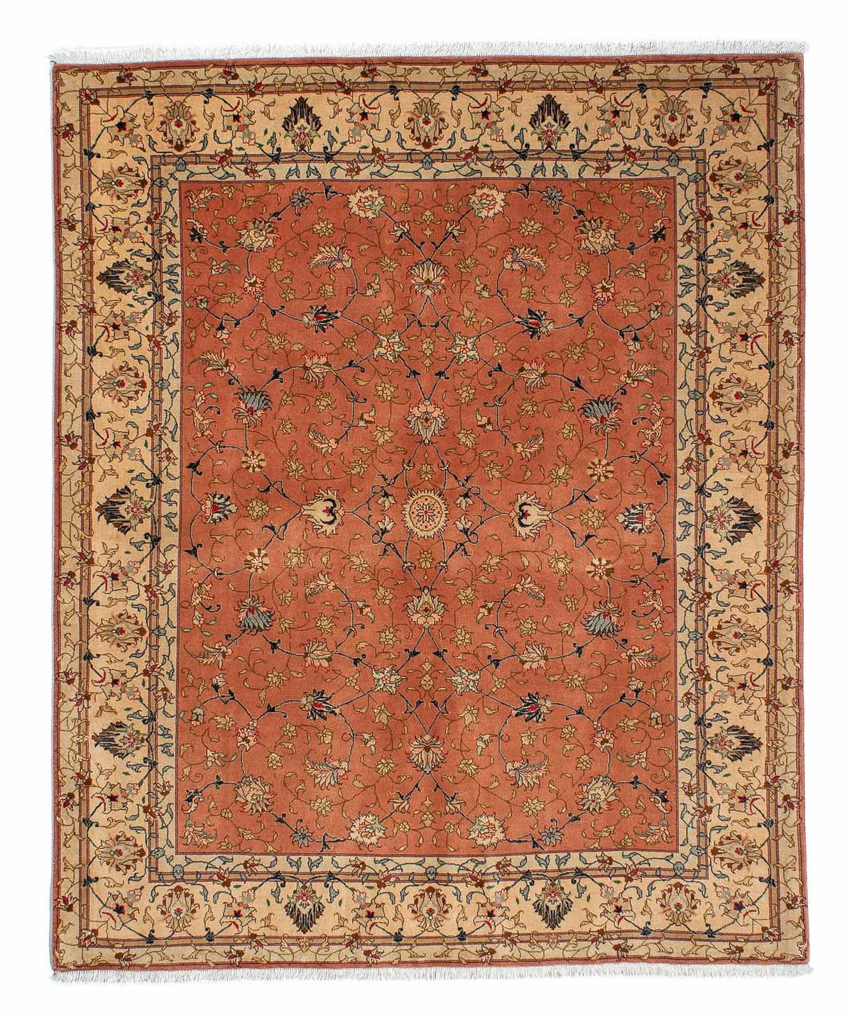 Alfombra Persa - Tabriz - Real - 193 x 156 cm - óxido